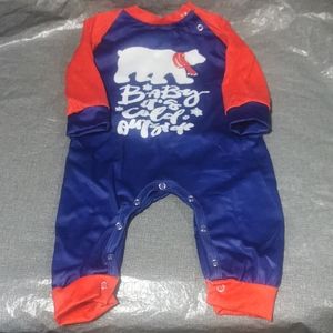 9 monthOnesie Baby It's Cold outside PJ Pajamas baby sleeper polar bear New